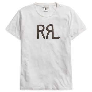 RRL Logo White T-Shirt